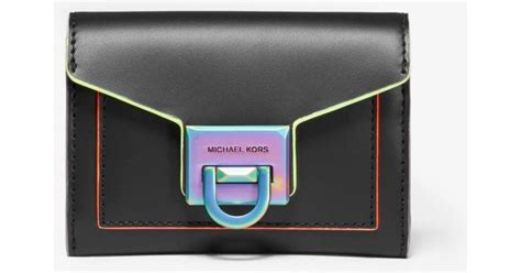 manhattan michael kors black|michael kors manhattan contrast wallet.